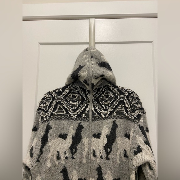 Anthropologie Hooded Llama Cardigan by Akemi + Kin (X-Small) - Picture 9 of 12